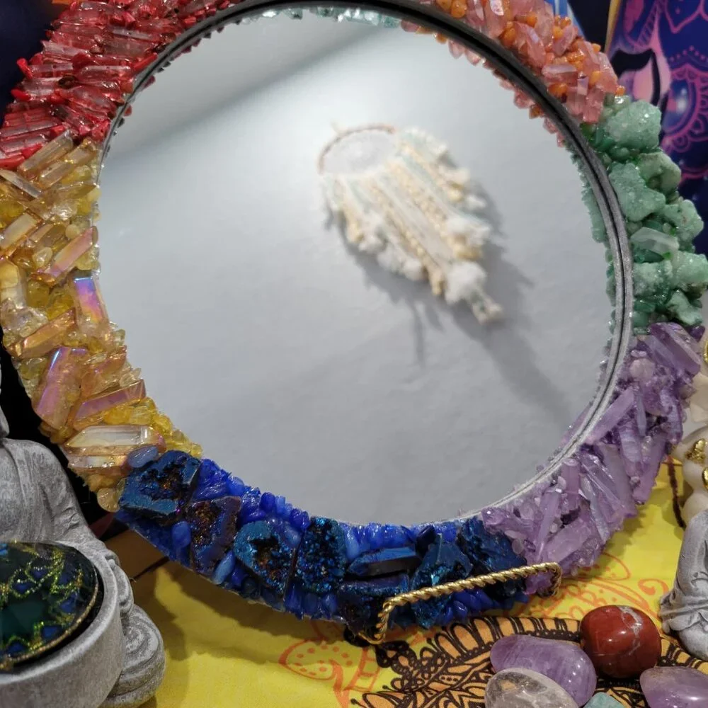 Crystals Mirror chakras NEW